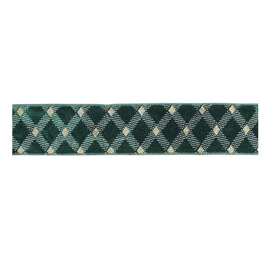 Melrose 2.5" x 10yd. Diamond Lattice Wired Ribbon